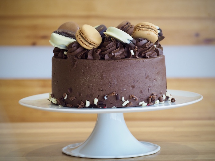 Chocolate Butterscotch Picnic Cake, Dressed Up or Down - Lulu the Baker